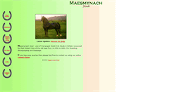 Desktop Screenshot of maesmynachstud.co.uk