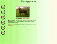 Tablet Screenshot of maesmynachstud.co.uk